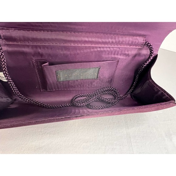Jessica McClintock Clutch Evening Bag‎ Purple Sequins - Picture 7 of 10